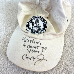 Signed Cal Ripken Jr Hat (from last game at Camden Yards)